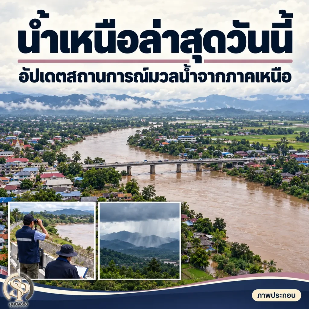 น้ำเหนือล่าสุดวันนี้​ 30 กันยายน 2569