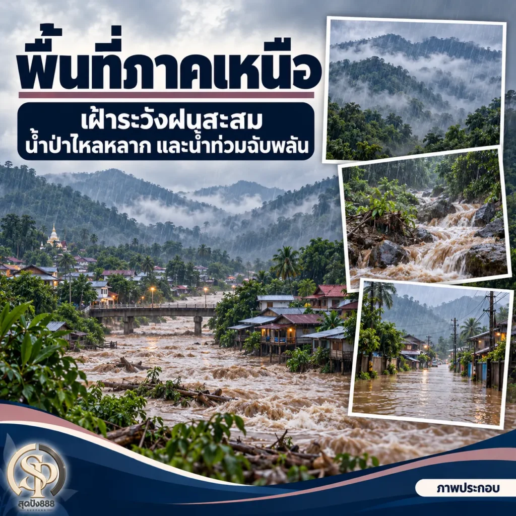 พื้นที่น้ำท่วมภาคเหนือ 2569
