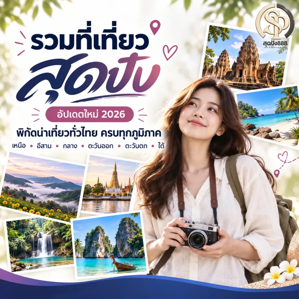 รวมที่เที่ยวสุดปัง อัปเดตใหม่ 2026