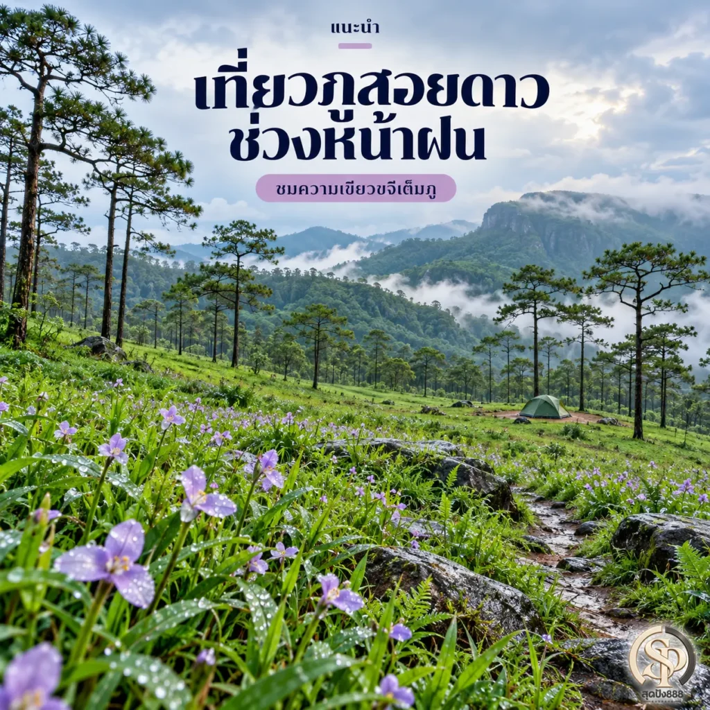 อุทยานแห่งชาติภูสอยดาว เที่ยวหน้าฝน 2026