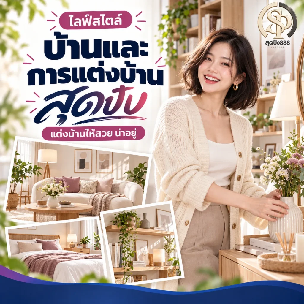 ไลฟ์สไตล์ บ้านและการแต่งบ้านให้สวยสุดปัง 2026