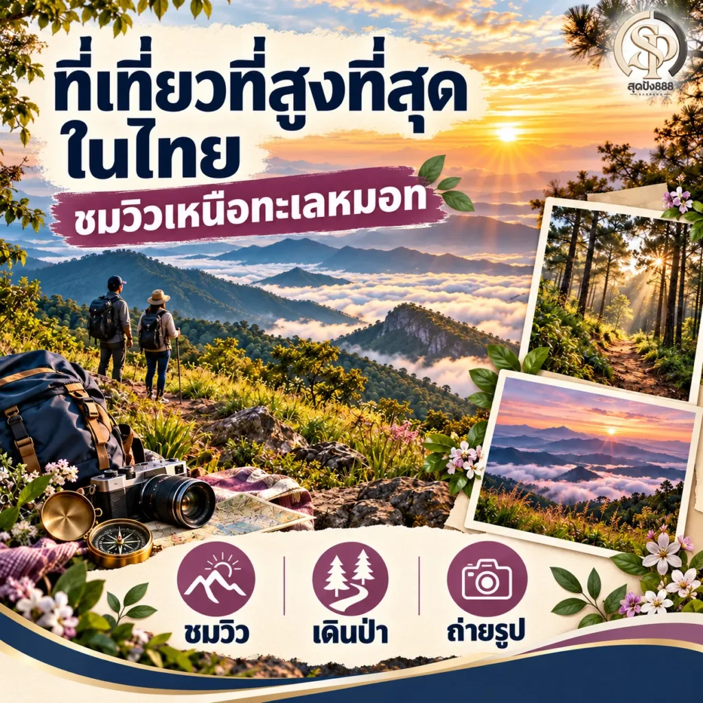 ที่เที่ยวที่สูงที่สุดในไทย 2569