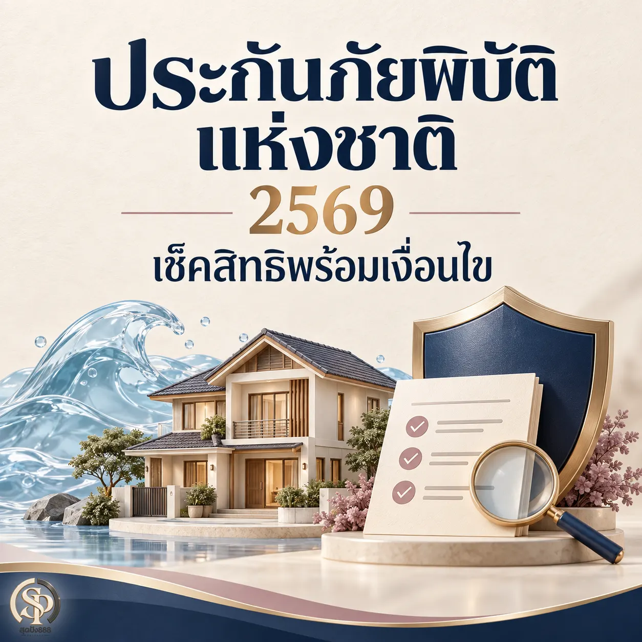 ประกันภัยพิบัติแห่งชาติ 2569 เช็คสิทธิพร้อมเงื่อนไข อัปเดต1ตุลาคม 2026
