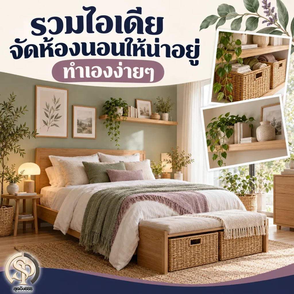 รวมไอเดีย จัดห้องนอน ให้น่าอยู่ ทำเองง่ายๆ 2026