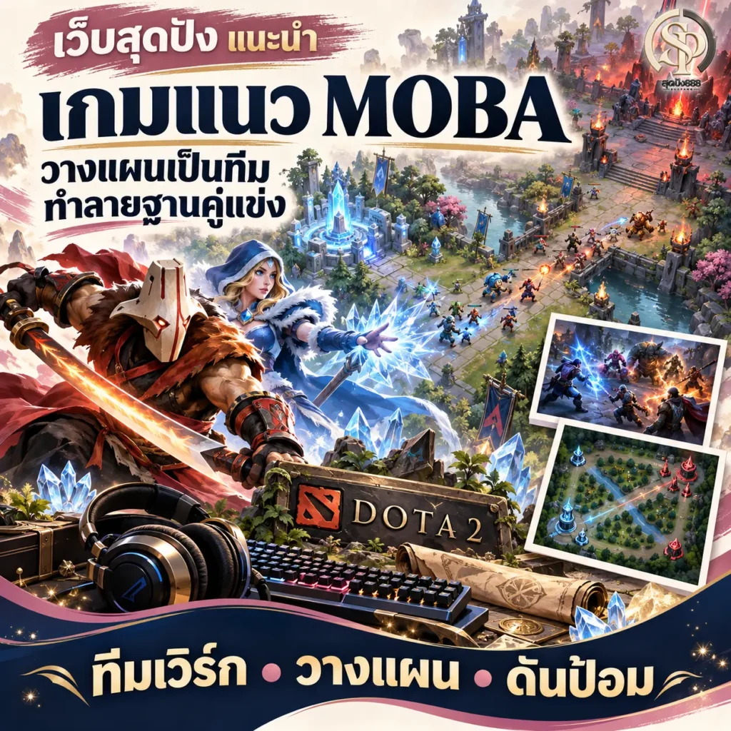 เกมแนว MOBA อัปเดตใหม่ 2026
